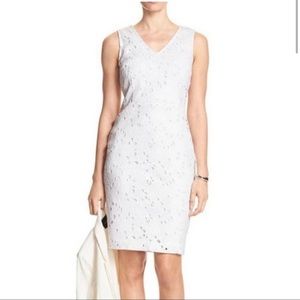 Banana Republic White Lace Dress 00 Petite